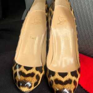 Christian Louboutin Leopard Print Heels